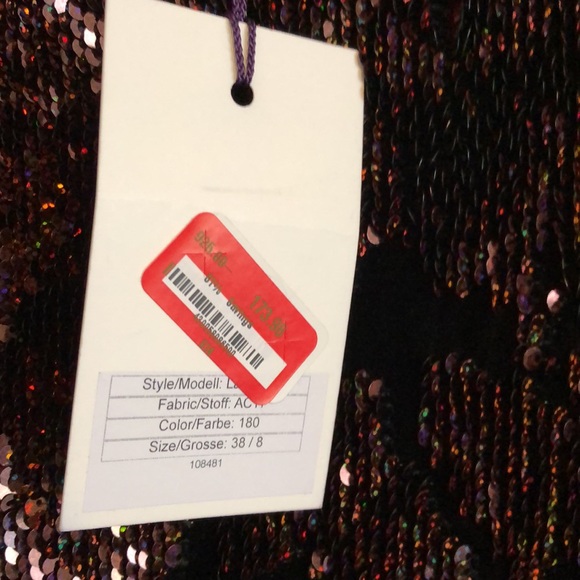 Women’s elegant dress, back is longer and beautiful thin velvet black - Picture 3 of 9